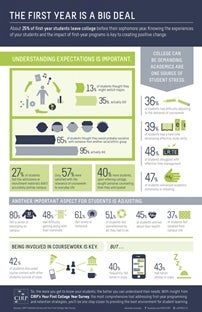 Freshman year infographic